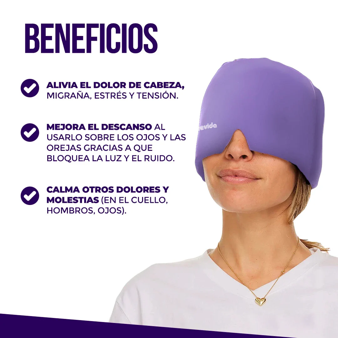 Gorro Gel Alivia Dolor de Migraña